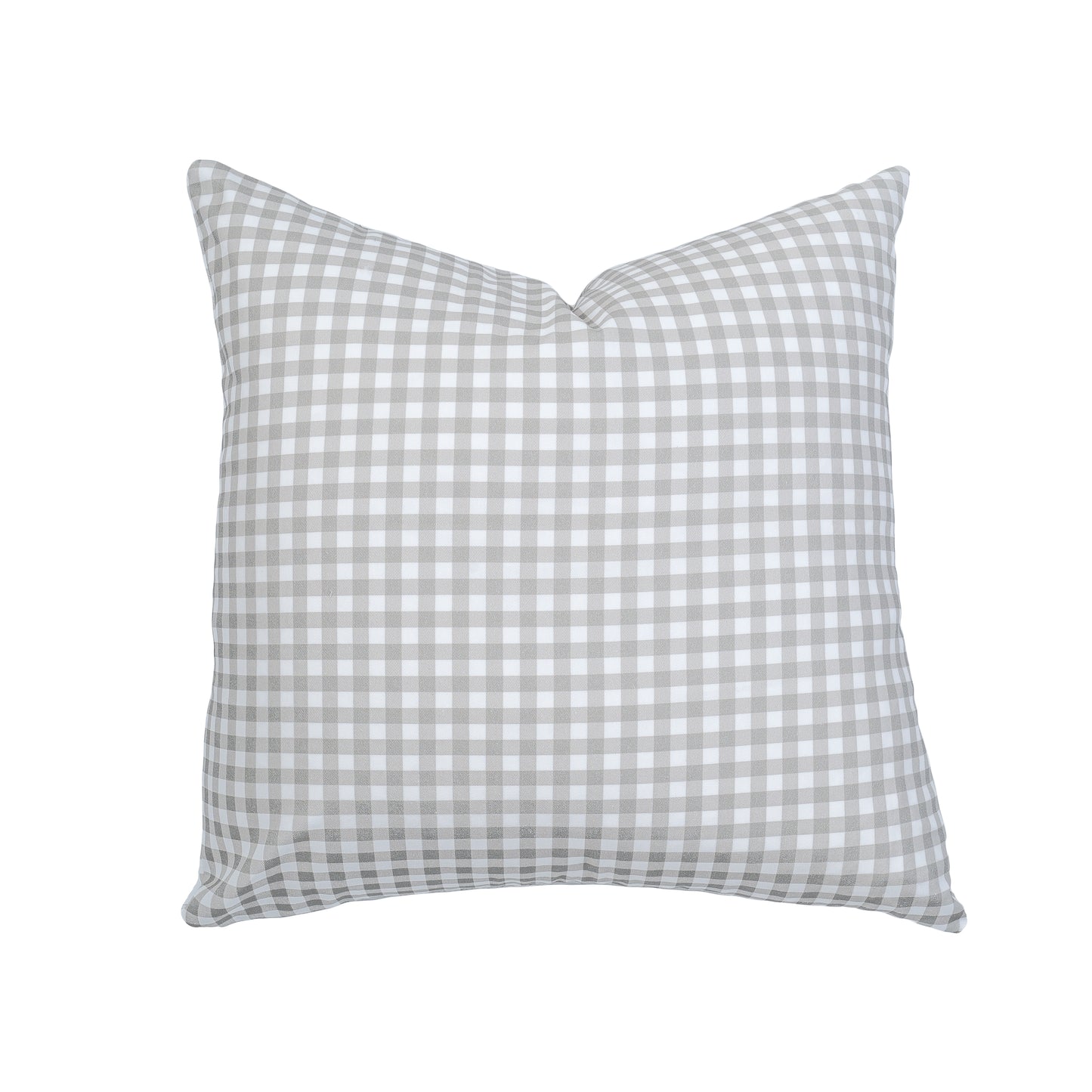 Ash Brown Gingham Scatter Cushion